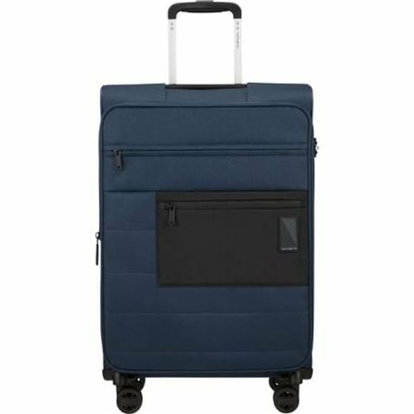 Valise de taille moyenne Samsonite Vaycay Spinner Expansible Bleu 74 L 66 x 43 x 30 cm