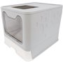 Maison de toilette - M PETS - SILE TOP - Gris - 51 x 41 x 12.5 cm - Pratique