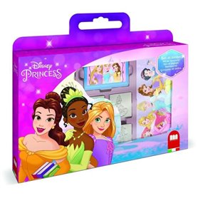 Coffret de tampons - MULTIPRINT - 7660 - Princesses Disney - 7 tampons bois et latex