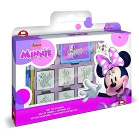 Coffret de tampons - MULTIPRINT - 7866 - Minnie - 7 tampons bois et latex