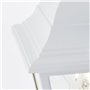 Lampadaire extérieur - BRILLIANT - NISSIE - Blanc - Métal/Verre - 1xE27 60W - IP44