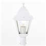 Lampadaire extérieur - BRILLIANT - NISSIE - Blanc - Métal/Verre - 1xE27 60W - IP44