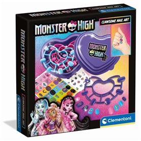 CLEMENTONI - Dark Nail Monster High - Faux ongles a décorer theme Monster High - Des 6ans