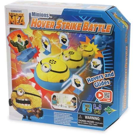 Jeu de Table - EPOCH GAMES - Minions Hover Strike Battle - Renvoyer le Palet