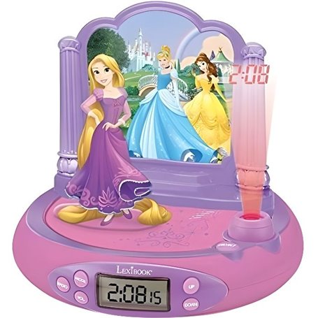 Radio Réveil Projecteur Disney Princesses Raiponce - LEXIBOOK