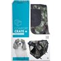 Caisse de transport - M PETS - COMFORT CRATE M - Camouflage - Pliable - Cadre métallique - Grilles d'aération