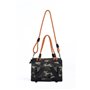 Sac de transport - M PETS - REMIX 2 en 1 Camouflage & Orange - 41 x 28 x 28 cm - Pliable - Léger - Ceinture baudrier