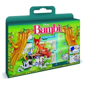 Coffret de tampons - MULTIPRINT - 7769 - Bambi - 7 tampons bois et latex