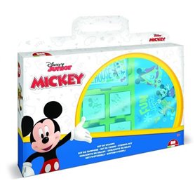 Coffret de tampons - MULTIPRINT - 7945 - Mickey - 7 tampons bois et latex