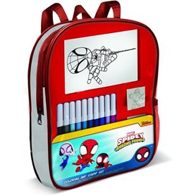 Sac a dos garni - MULTIPRINT - 24135 - 4 tampons Spidey et ses Amis