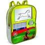 Sac a dos garni - MULTIPRINT - 24895 - 4 tampons Les Chevaux