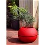 RIVIERA -  pot de fleurs Boule -  D40 - rouge