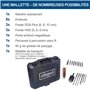 Perforateur - SCHEPPACH - 20V IXES - 1,3 J - mandrin SDS plus + accessoires et malette - sans batterie ni chargeur - C-R