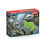 Crashmobile de Pierre avec Mini Creature, Coffret voiture avec figurine fantastique, Schleich 42670 Eldrador Creatures