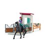 Figurine cheval et accessoires