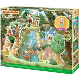 Jeu de Figurines - SYLVANIAN FAMILIES - Bébé Husky et Trésor Caché - Château et Coffre-Fort