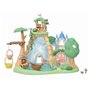 Jeu de Figurines - SYLVANIAN FAMILIES - Bébé Husky et Trésor Caché - Château et Coffre-Fort