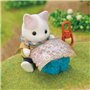 Figurines Articulées - SYLVANIAN FAMILIES - Fils et Bébé Chat Latté - Aventure en Foret Secrete