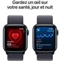 Apple Watch SE GPS - 40mm - Boîtier Midnight Aluminium - Bracelet Ink Sport Loop
