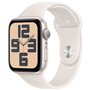 Apple Watch SE GPS - 44mm - Boîtier Starlight Aluminium - Bracelet Starlight Sport Band - M/L