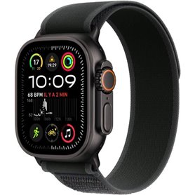 Apple Watch Ultra 2 GPS + Cellular - 49mm - Boîtier Black Titanium - Bracelet Black Trail Loop - M/L