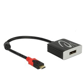 DeLOCK 63312 adaptateur et connecteur de câbles USB Type-C Displayport Noir