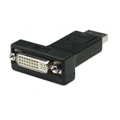 Techly IADAP-DSP-229 changeur de genre de câble DisplayPort DVI-I Noir