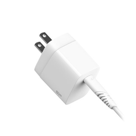 Silicon Power SP18WASYQM10L0CW chargeur d'appareils mobiles Blanc Intérieure