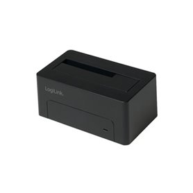 LogiLink QP0026 Station d'accueil de disques de stockage USB 3.2 Gen 1 (3.1 Gen 1) Type-B Noir