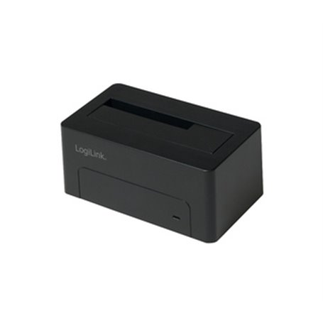 LogiLink QP0026 Station d'accueil de disques de stockage USB 3.2 Gen 1 (3.1 Gen 1) Type-B Noir