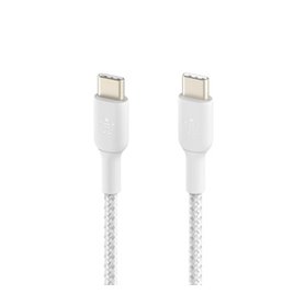 Belkin BoostCharge câble USB 2 m USB C Blanc