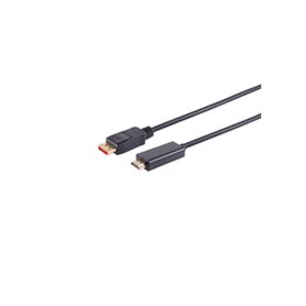 S/CONN 10-71075 câble vidéo et adaptateur 10 m DisplayPort HDMI Type A (Standard) Noir