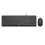 Philips 2000 series SPT6207B/19 clavier Souris incluse Universel USB QWERTY Anglais Noir