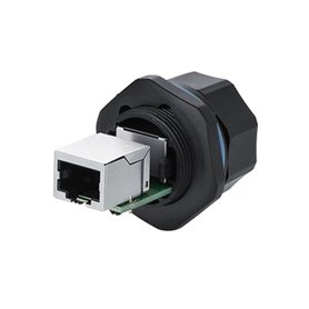 Alcasa IC06-R102 connecteur de fils RJ45 Noir