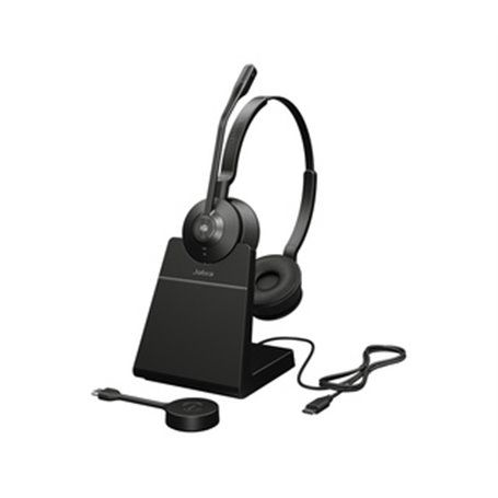 Jabra Engage 55 SE Casque Sans fil Arceau Bureau/Centre d'appels Noir