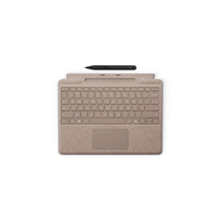 Microsoft Surface Pro Keyboard with Slim Pen AZERTY Belge Microsoft Cover port Beige