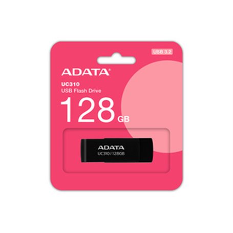 ADATA UC310 lecteur USB flash 128 Go USB Type-A 3.2 Gen 1 (3.1 Gen 1) Noir