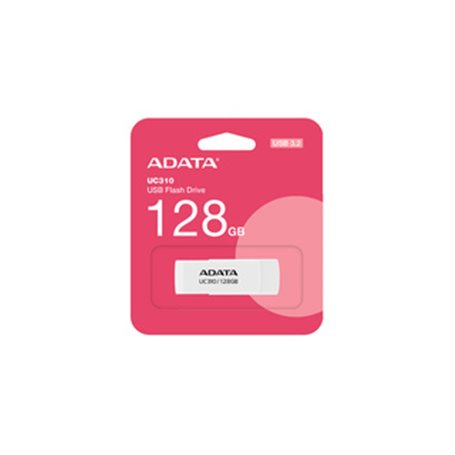 ADATA UC310 lecteur USB flash 128 Go USB Type-A 3.2 Gen 1 (3.1 Gen 1) Blanc