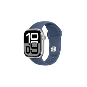 Apple Watch Series 10 OLED 42 mm Numérique 374 x 446 pixels Écran tactile Argent Wifi GPS (satellite)