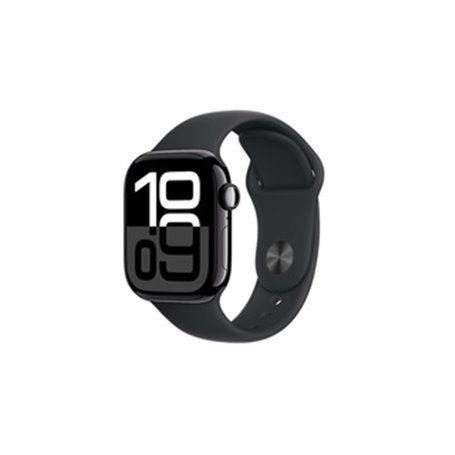 Apple Watch Series 10 OLED 42 mm Numérique 374 x 446 pixels Écran tactile Noir Wifi GPS (satellite)