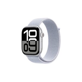 Apple Watch Series 10 OLED 46 mm Numérique 416 x 496 pixels Écran tactile Argent Wifi GPS (satellite)