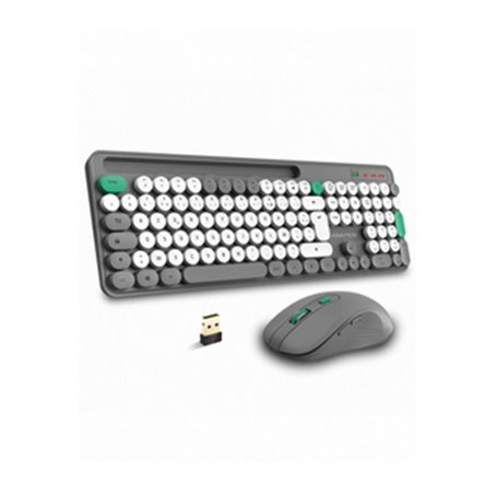 ADVANCE CLS-SMT-GR clavier Souris incluse maison/bureau USB AZERTY Français Gris