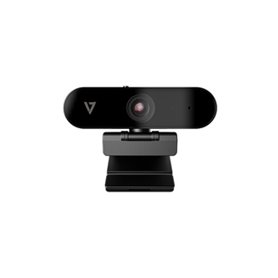 V7 UHD Webcam - 90 ips - Noir - USB 3.0 - Vidéo 3 840 x 2 160 - Mise au point automatique - Attache