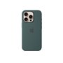 Apple Coque en silicone avec MagSafe pour iPhone 16 Pro - Vert lacustre