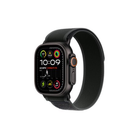 Apple Watch Ultra 2 OLED 49 mm Numérique 410 x 502 pixels Écran tactile 4G Noir GPS (satellite)