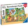 Puzzles 3x49 p - journee sportive  disney winnie l ourson