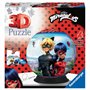 Puzzle 3d rond 72 p - miraculous