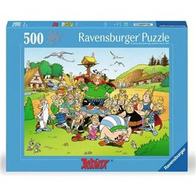 500p puzzle Asterix au village