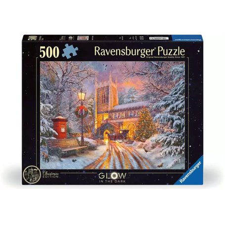 500p puzzle Un noel etincelant