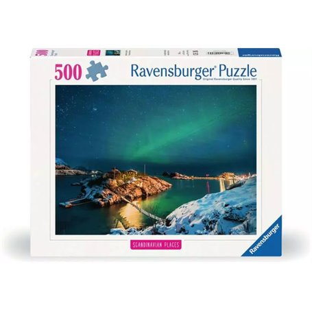 500p puzzle Lumieres de Norvege